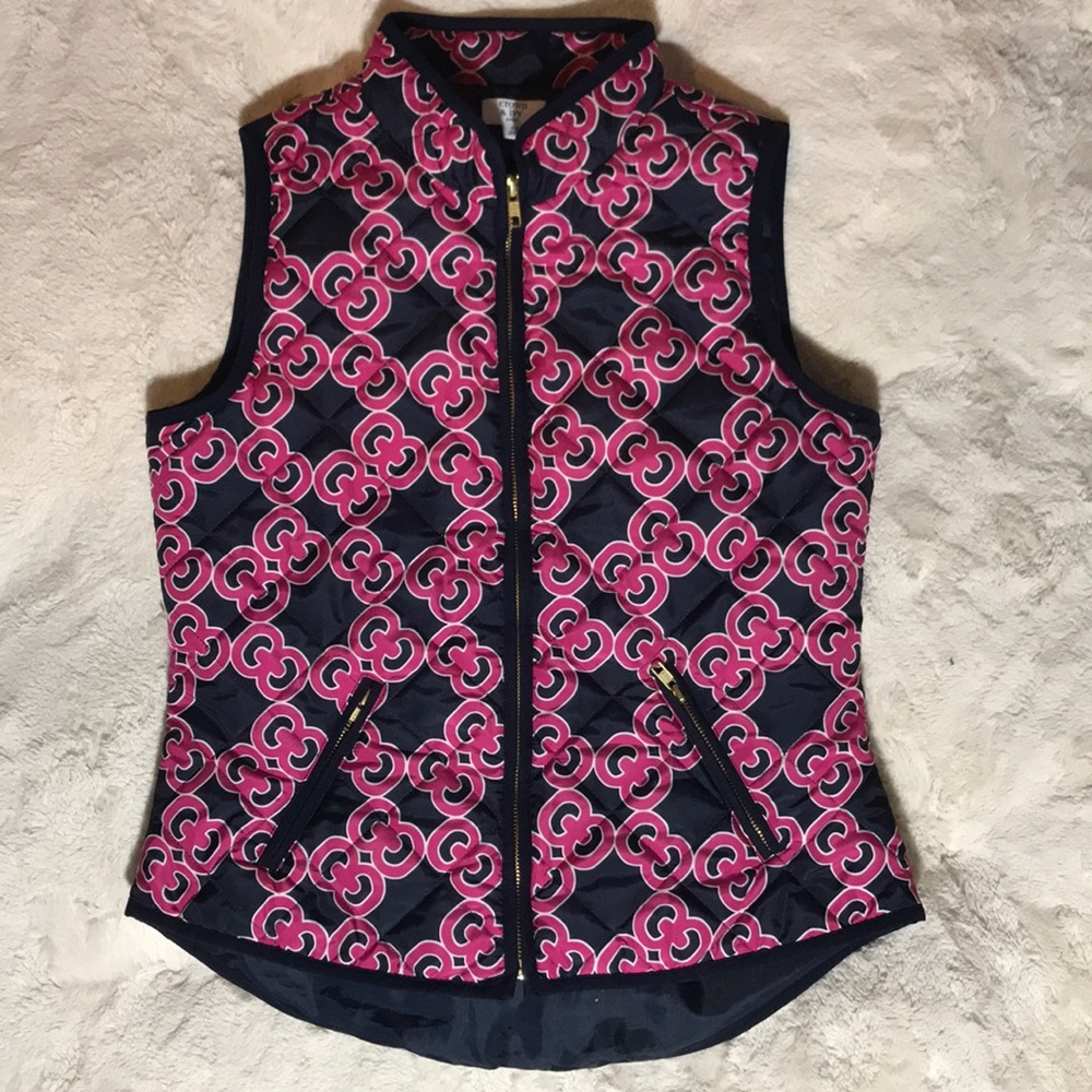 NWOT Crown & Ivy Chain Link Puffer Vest